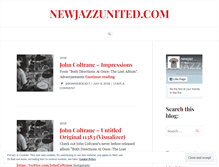 Tablet Screenshot of newjazzunited.com